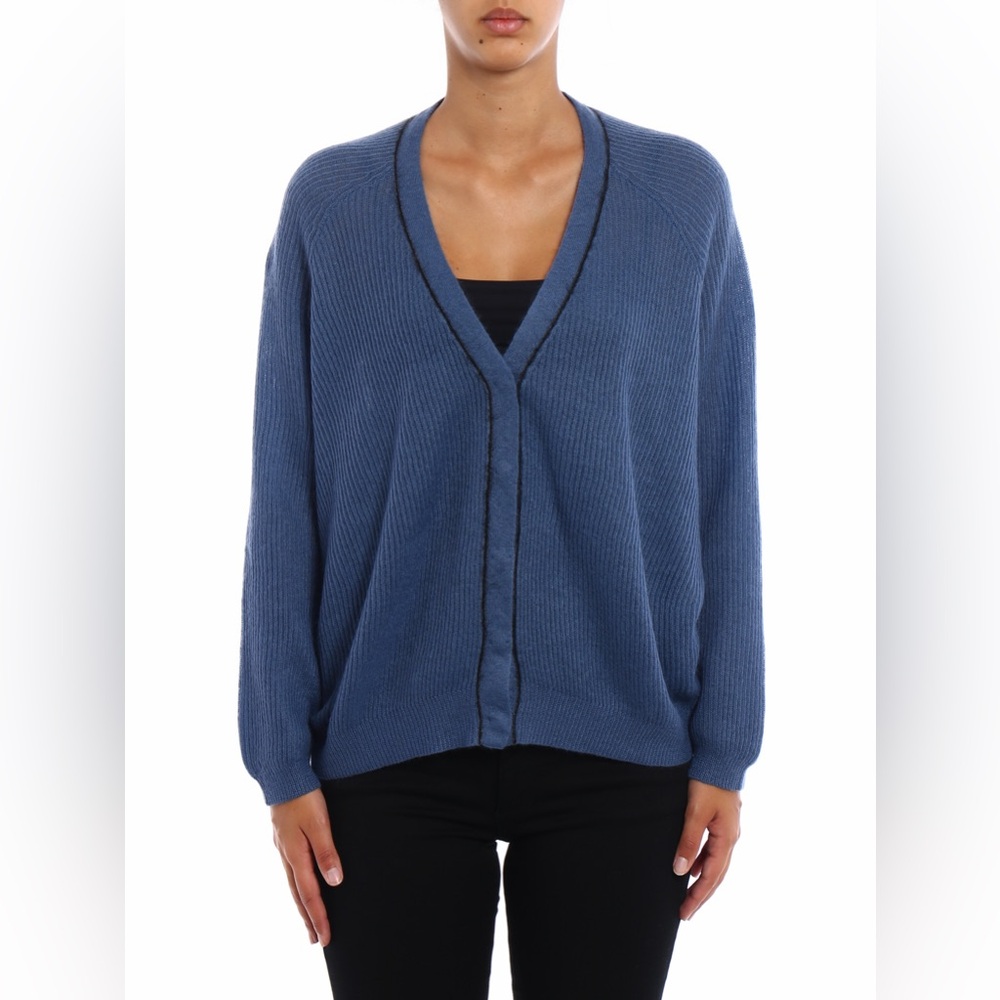 Brunello Cucinelli Embellished Mohair Blend Cardigan‎